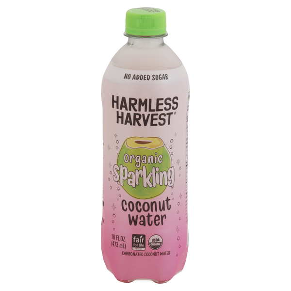 Energy & Sports Drinks Harmless Harvest Coconut Water, Organic Sparkling hero