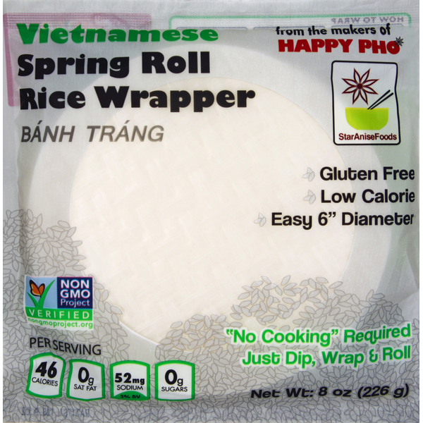 Asian Foods Star Anise Foods Rice Wrapper, Spring Roll, Vietnamese hero