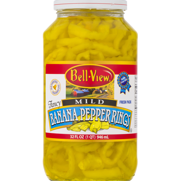 Pickled Goods & Olives Bell-View Banana Pepper Rings, Mild, Fresh Pack hero