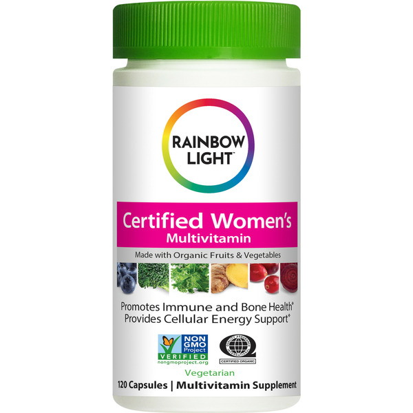 Multi Vitamins Rainbow Light Certified Women’s Multivitamin, With Organic Fruits and Vegetables, Vegetarian hero