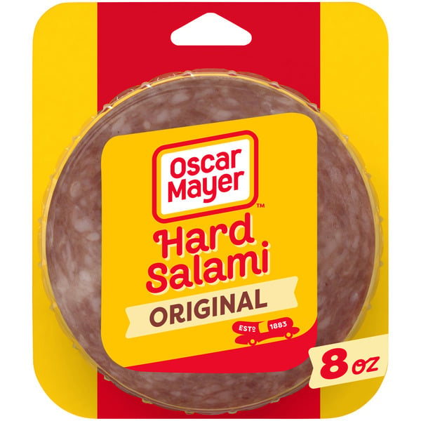 Lunch Meat Oscar Mayer Hard Salami Sliced Deli Sandwich Lunch Meat hero