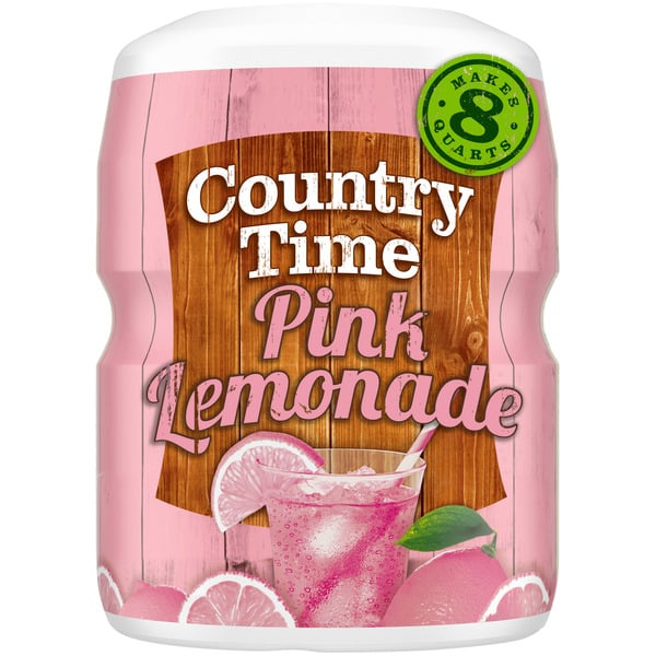 Drink Mixes Country Time Pink Lemonade Naturally Flavored Powdered Drink Mix hero