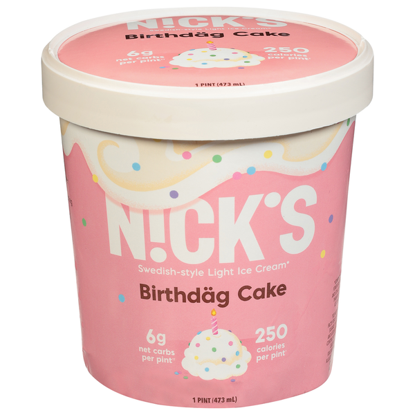 Ice Cream & Ice N!ck's Swedish Style Birthday Cake Light Ice Cream hero