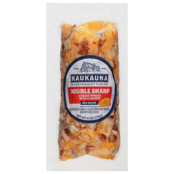 Specialty Cheeses Kaukauna Cheese Spread, with Almonds, Double Sharp hero