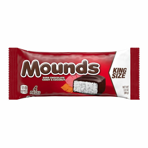 Candy & Chocolate MOUNDS Coconut and Dark Chocolate King Size Candy hero