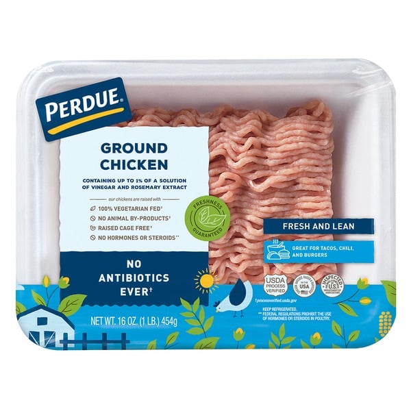 Packaged Poultry Perdue Fresh Ground Chicken hero