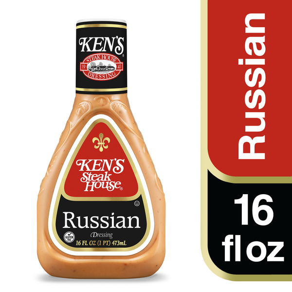 Salad Dressing & Toppings Ken's Steak House Dressing, Russian hero