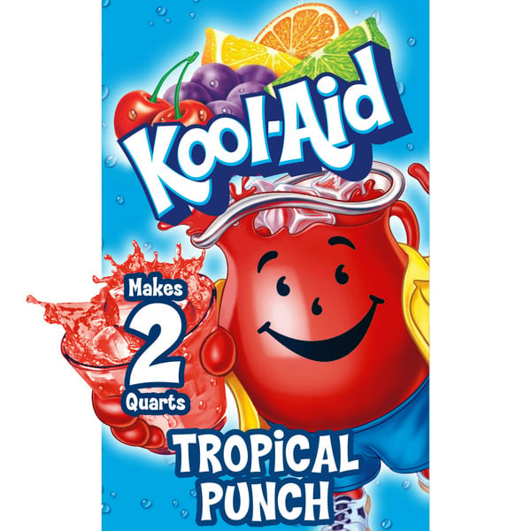 Beverages Kool-Aid Unsweetened Tropical Punch hero