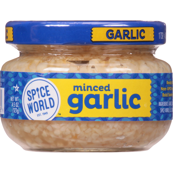 Canned & Jarred Vegetables Spice World Garlic, Minced hero