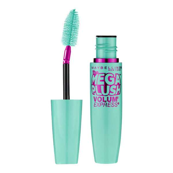 Makeup Maybelline The Mega Plush® Washable Mascara, Blackest Black hero