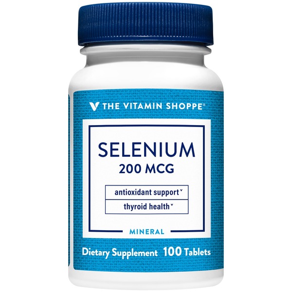 Selenium The Vitamin Shoppe Selenium - 200 MCG (100 Tablets) hero