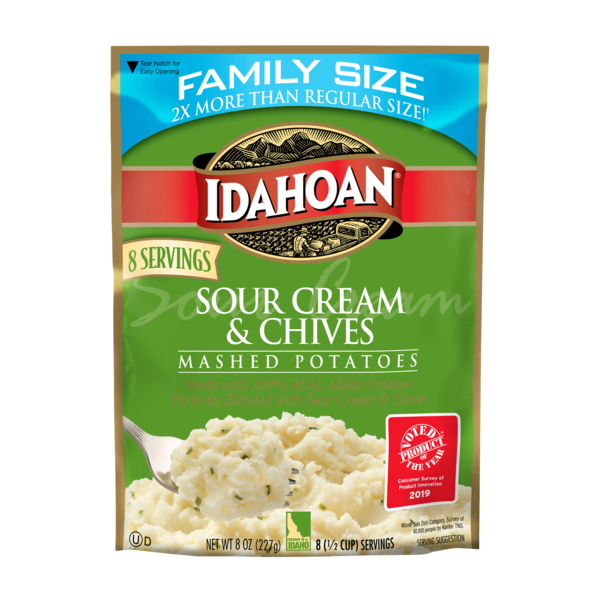 Instant Foods Idahoan Sour Cream & Chives Mashed Potatoes Family Size hero