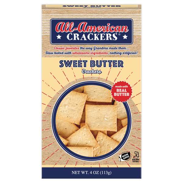 Crackers All-American Sweet Butter Snack Crackers hero