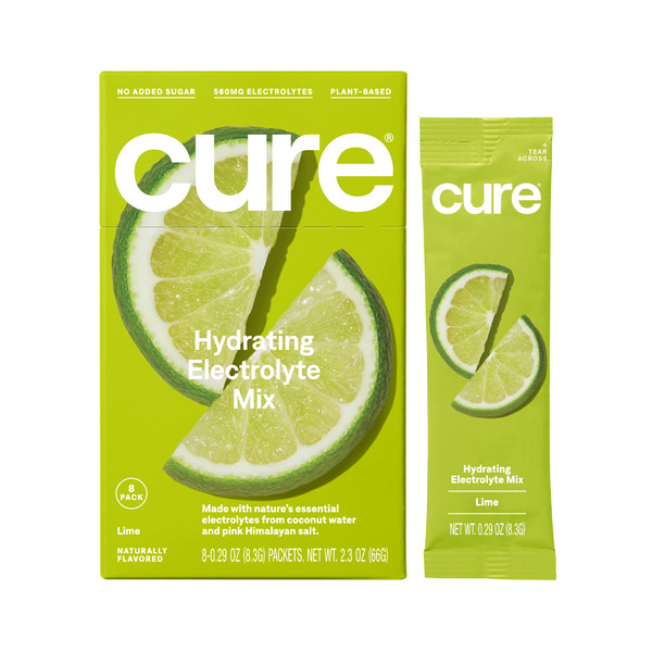 Cure Hydration Lime, Electrolyte Hydration, Vegan, Drink Mix Powder hero