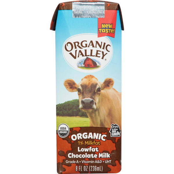 Organic Valley Milk, Lowfat, Organic, Chocolate hero