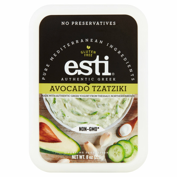 Fresh Dips & Tapenades Esti Authentic Greek Avocado Tzatziki hero