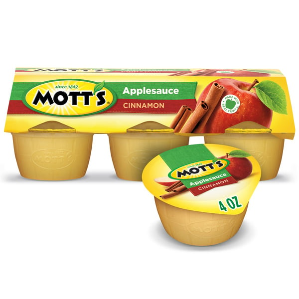 Canned Fruit & Applesauce Mott's Cinnamon Applesauce hero