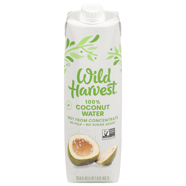 Wild Harvest 100% Coconut Water hero