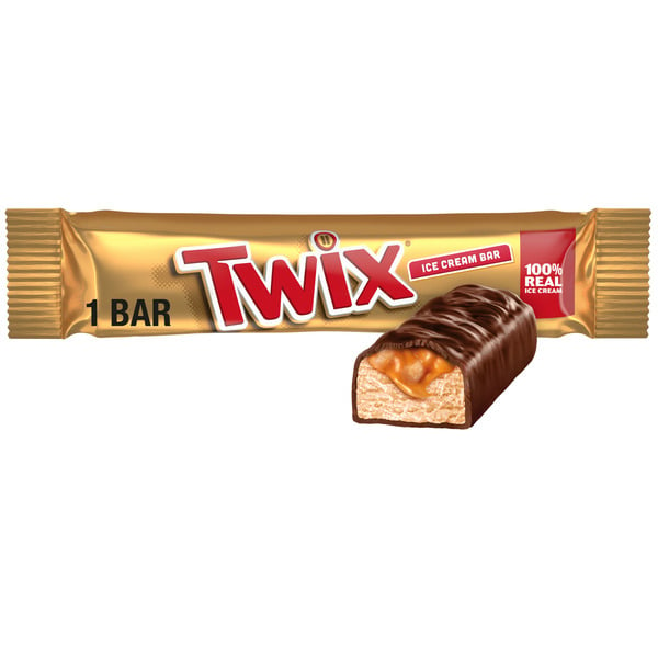 Ice Cream & Ice TWIX Vanilla and Caramel Ice Cream Bar hero