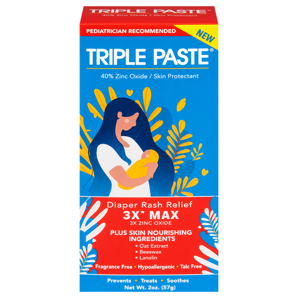 Triple Paste Diaper Rash Relief, 3x Max hero