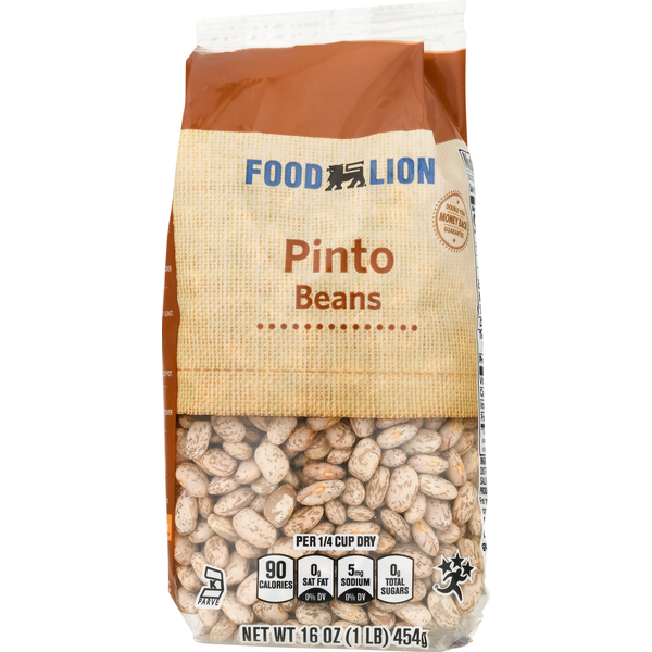 Canned Meals & Beans Food Lion Pinto Beans hero