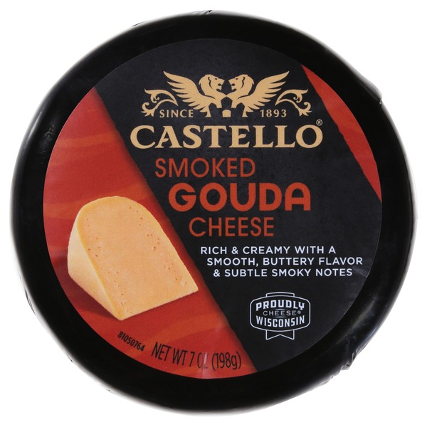 Packaged Cheese Castello Cheese, Gouda, Smoked hero