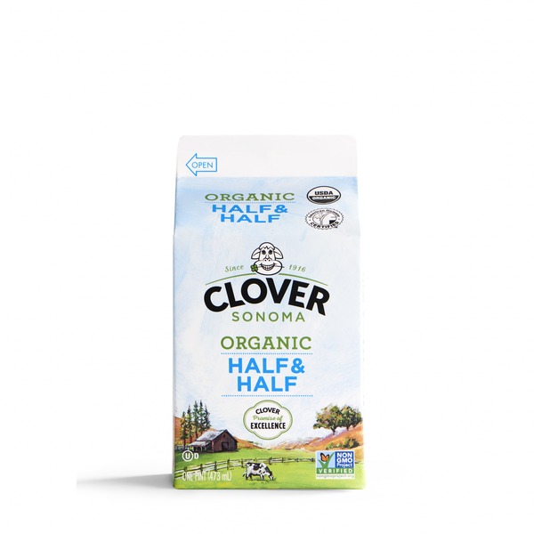 Cream Clover Sonoma Organic Half & Half Pint hero