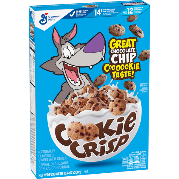 Cereal Cookie Crisp Breakfast Cereal, Chocolate Chip Cookie Taste hero