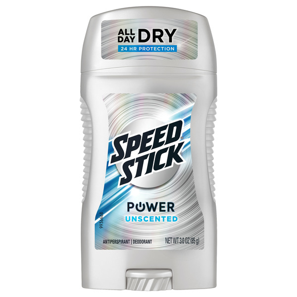 Deodorants Speed Stick Men's Power Antiperspirant Deodorant, Unscented hero