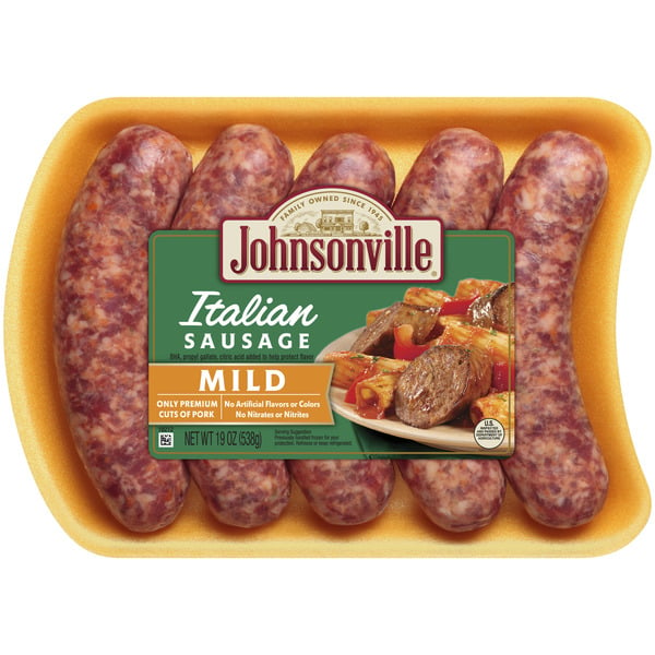 Hot Dogs & Sausage Johnsonville Italian Sausage, Mild hero