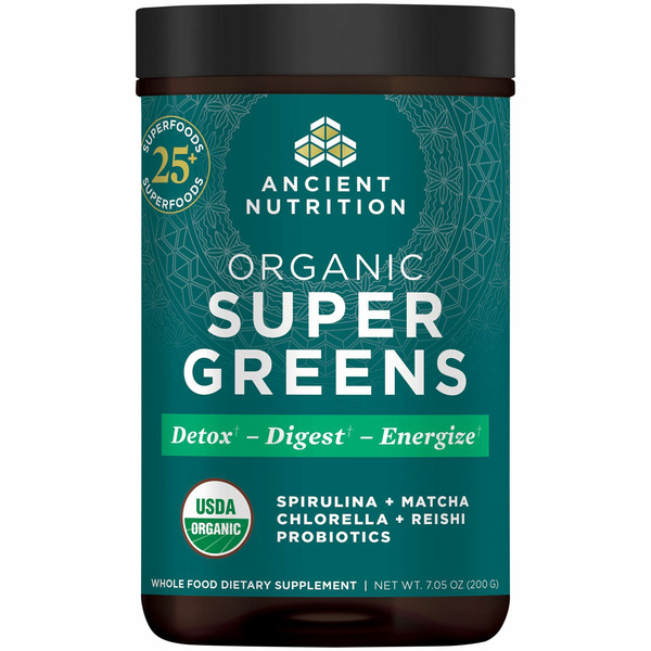 Ancient Nutrition Super Greens, Organic hero