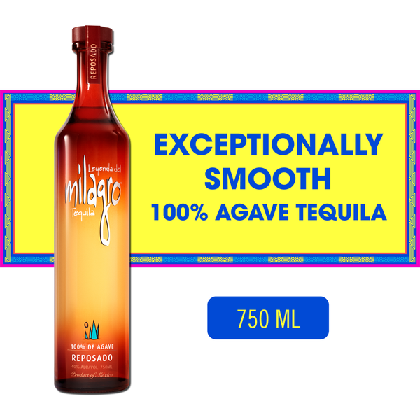 Spirits Milagro Reposado Tequila hero