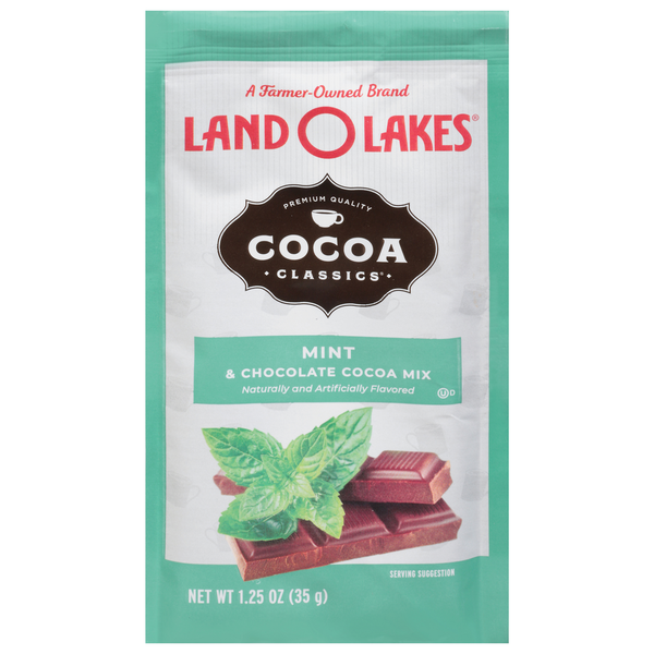 Cocoa & Drink Mixes Land O Lakes Cocoa Mix, Mint & Chocolate hero