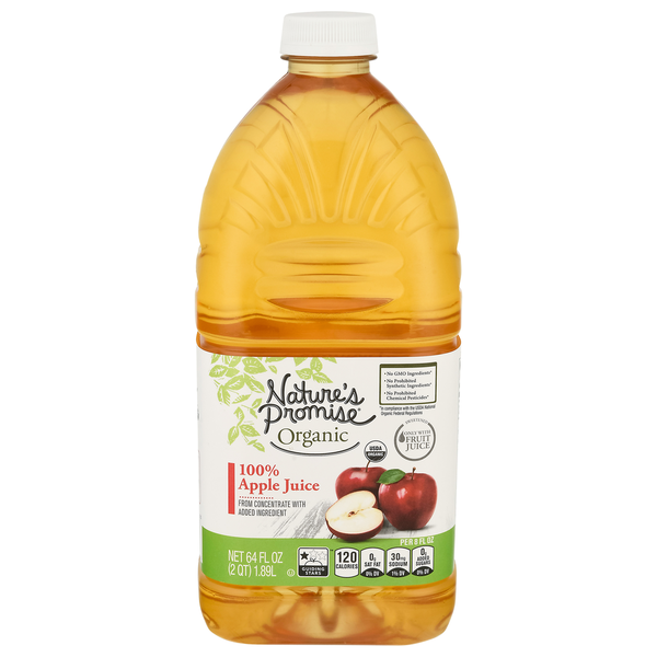 Juice & Nectars Nature's Promise Organic 100% Apple Juice hero