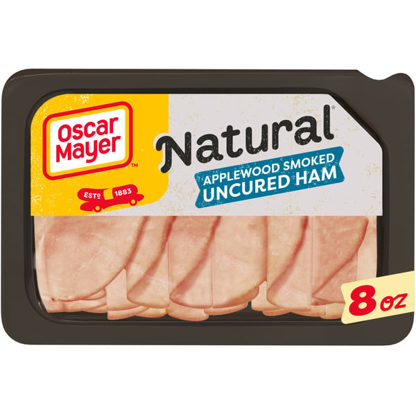 Lunch Meat Oscar Mayer Applewood Smoked Uncured Ham Sliced Deli Sandwich Lunch Meat hero