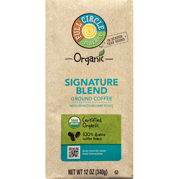 Coffee Full Circle Organic Signature Blend Medium Roast Ground Coffee hero