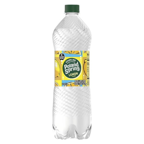 Sparkling & Seltzer Water Poland spring Sparkling Water, Lively Lemon hero