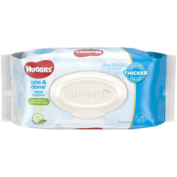 Diapers & Wipes Huggies One and Done Refreshing Baby Wipes hero