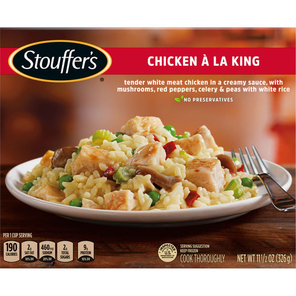 Meals Stouffer's Chicken a la King Frozen Entree hero