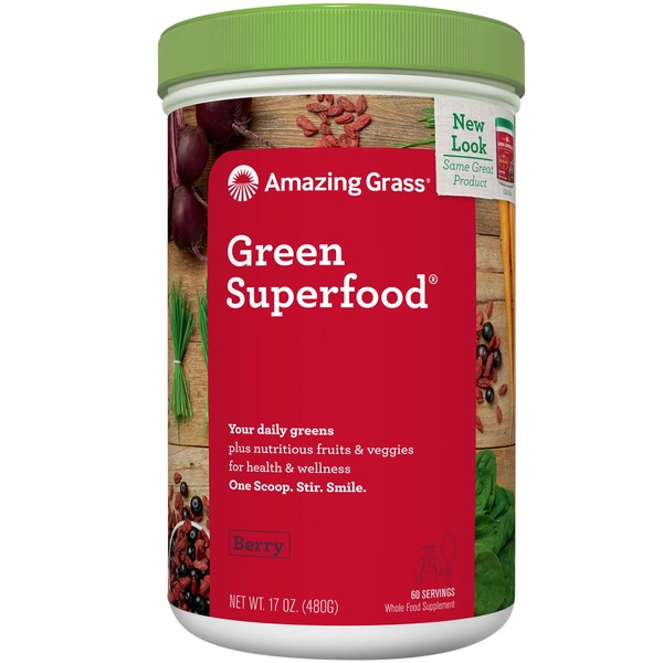 Other Superfoods & Green Foods Amazing Grass Greens Blend Superfood, Berry hero