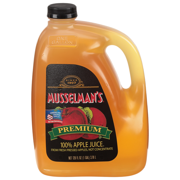 Juice & Nectars Musselman's 100% Apple Juice, Premium hero