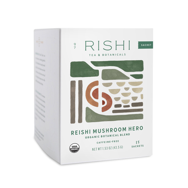 Tea Rishi Tea & Botanicals Reishi Mushroom Hero, Tea Sachets hero