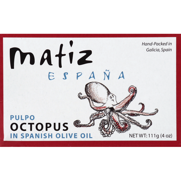 Canned Meat & Seafood Matiz Octopus, in Spanish Olive Oil hero