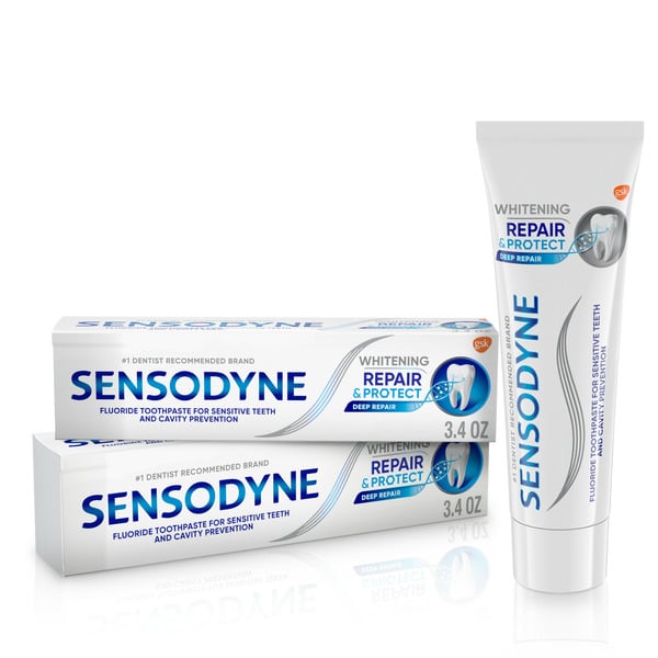 Oral Hygiene Sensodyne Repair and Protect Whitening Toothpaste hero