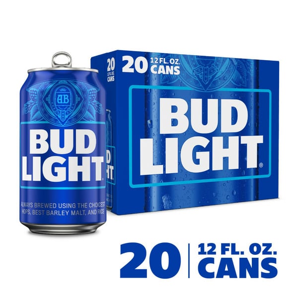 Beers & Coolers Bud Light Beer Cans hero