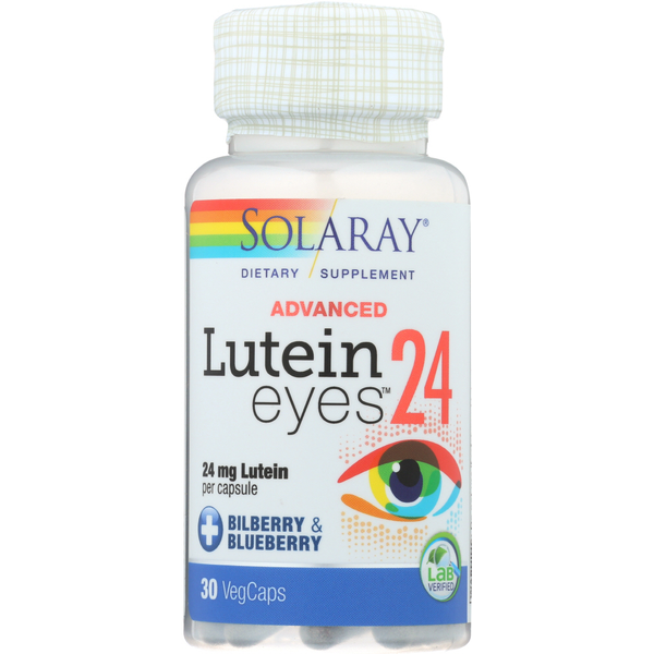 Eye & Ear Care Solaray Lutein Eyes 24, Advanced hero