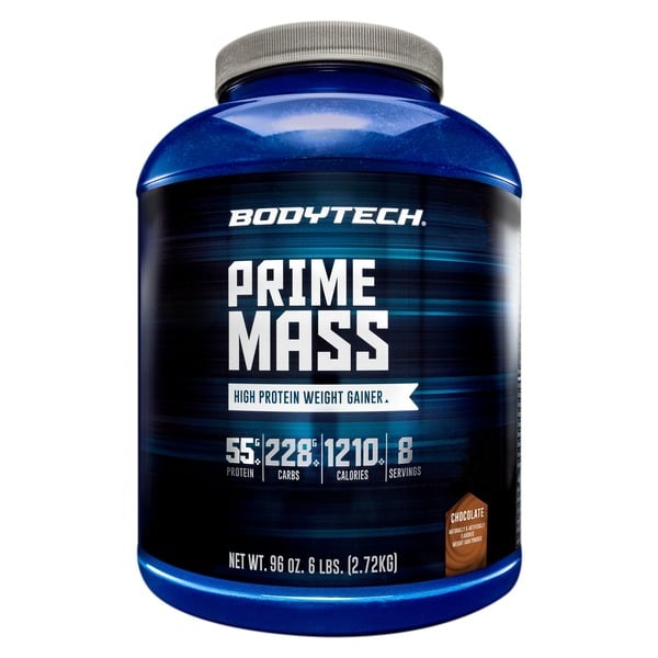 Creatine BodyTech Prime Mass Chocolate High Protein Weight Gainer Powder hero