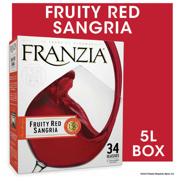 Sangria Franzia Fruity Red Sangria Red Wine hero