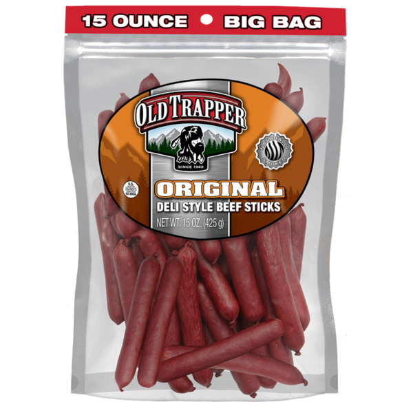 Popcorn & Jerky Old Trapper Original Deli Sticks hero