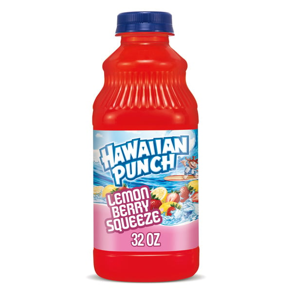 Juice & Nectars Hawaiian Punch Lemon Berry Squeeze Juice Drink hero